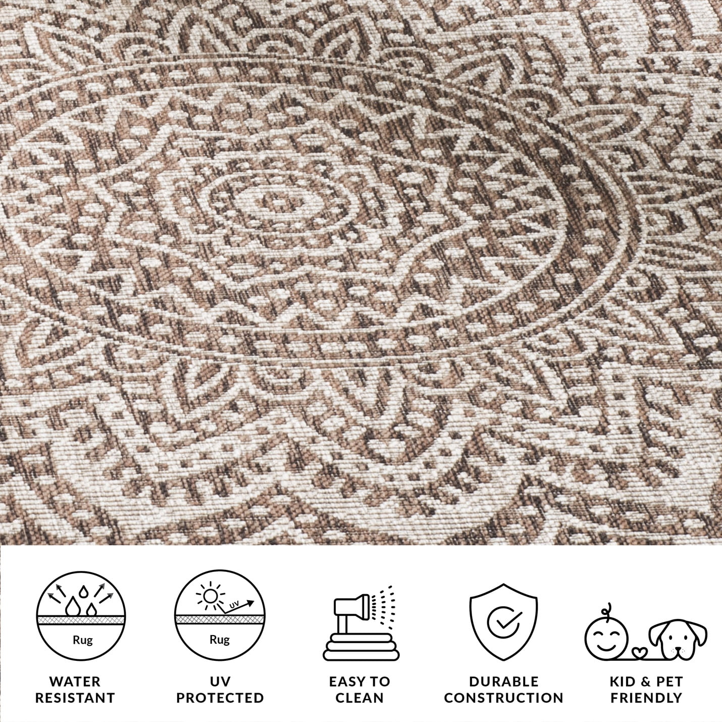 Safavieh Courtyard Josiah Floral Medallion Indoor/Outdoor Area Rug