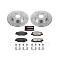 thumbnail image 3 of PowerStop Front Z36 Truck & Tow Carbon-Fiber Ceramic Brake Pad and Drilled and Slotted Rotor Kit Fits: ACURA HONDA Select Models K6490-36, 3 of 9