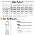 thumbnail image 4 of Tnhcen Women's 2 Pieces V-neck Solid Color Pajamas Set Long Sleeved Pants Nightwear Homewear Set M-4XL, 4 of 7