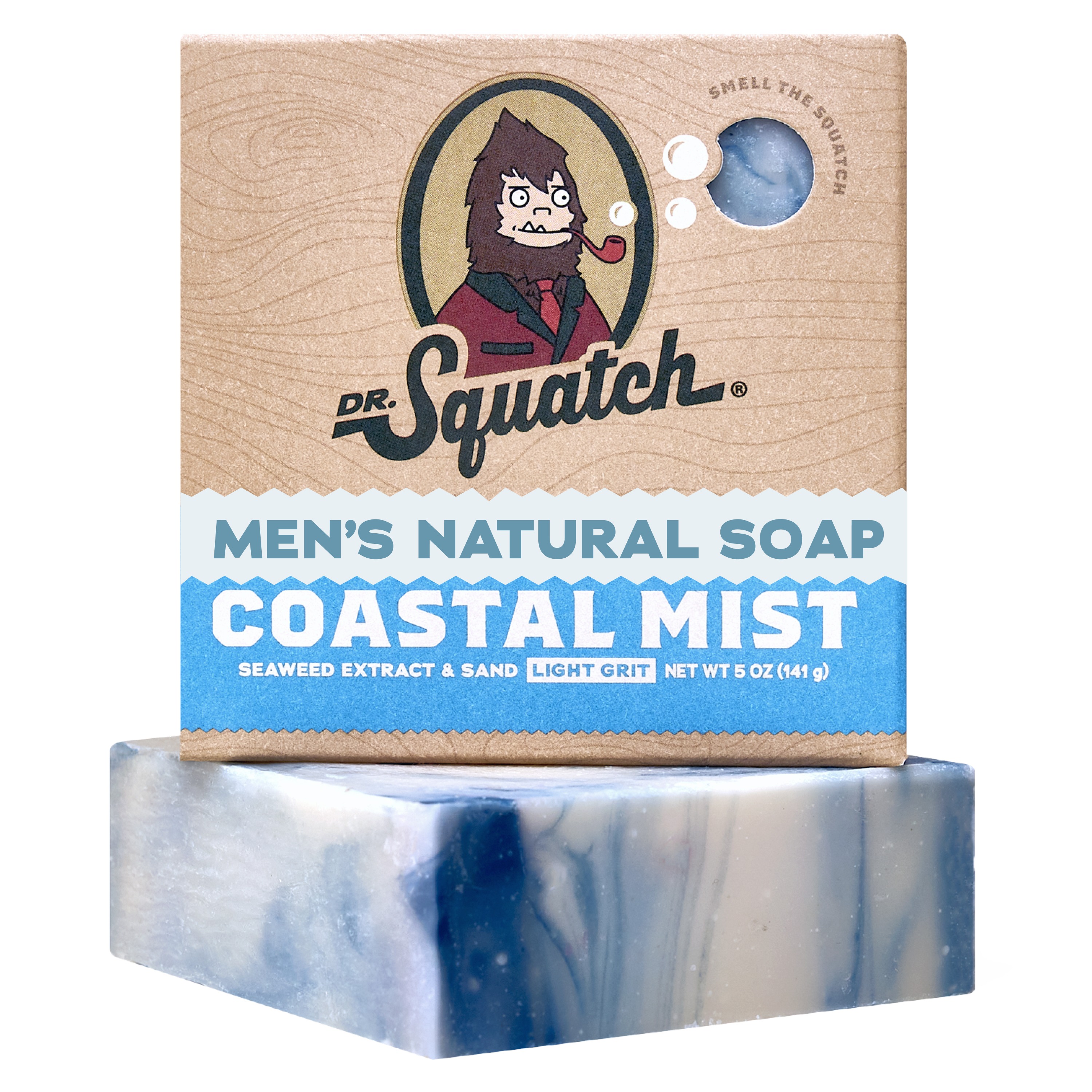 Dr. Squatch Natural Bar Soap Coastal Mist, 5 oz photo 1