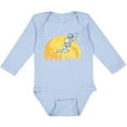 thumbnail image 3 of Inktastic Space Outerspace Moon and Astronaut Boys or Girls Long Sleeve Baby Bodysuit, 3 of 5