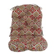 thumbnail image 5 of Blazing Needles 24-inch by 48-inch Outdoor Seat/Back Chair Cushion (Cushion Only) Adonis Jewel, 5 of 5