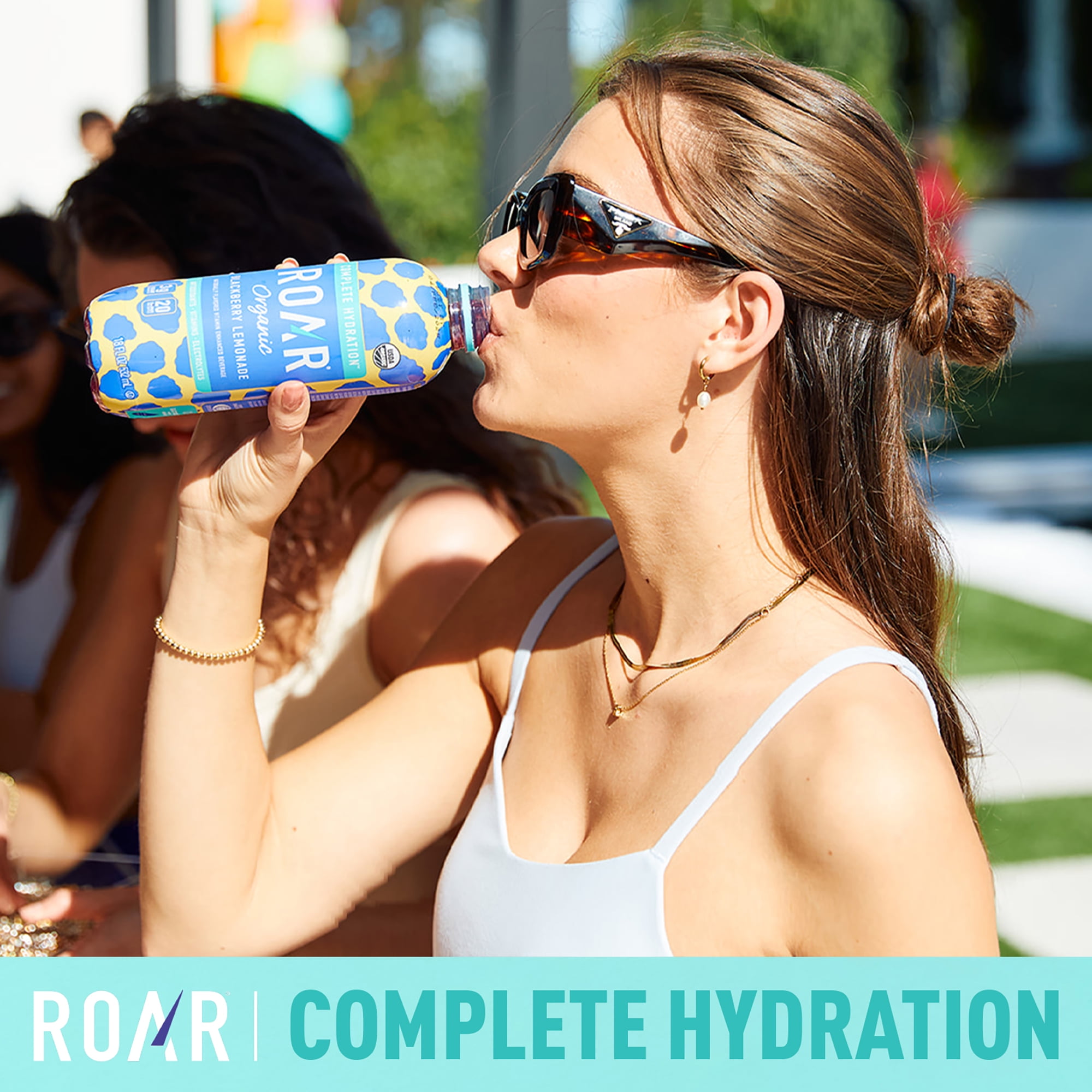 Roar Complete Hydration Organic - Blackberry Lemonade - 12 x 18 oz