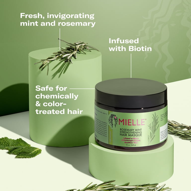 Mielle Organics Rosemary Mint Strengthening Hair Masque 12 fl oz