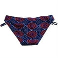 thumbnail image 4 of Raisins NAVY MULTI Printed Side-tie Bikini Swim Bottom, US Small, 4 of 4