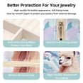 thumbnail image 3 of Alpaca Travel Portable Square Jewelry Stand - Earring Organizer, Earring Holder, and Jewelry Box - Suitable for Girls and Women, 3 of 6