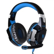 EACH G2000 Over-ear Game Gaming Headphone Headset Earphone Headband with Mic Stereo Bass LED Light for PC Game