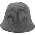 thumbnail image 4 of CoCopeaunts Bucket Hats for Men Simple Solid Color Fisherman Hat Women Simple Fashion Bucket Cap Short Brim Knitted Basin Hat, 4 of 8