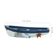 thumbnail image 3 of heka Wooden Sailboat Model Mediterranean Style Nautical Decor (Dark Blue), 3 of 4