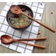 thumbnail image 3 of Cucharas de madera de 6 uds., cucharas de sopa de madera para comer, mezclar y revolver Afortunado Sencillez, 3 of 4