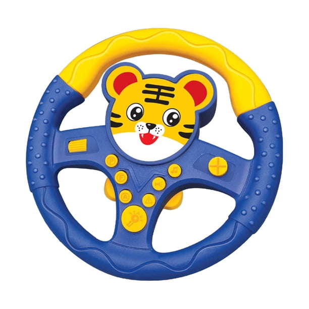 Volante de carreras para juguetes infantiles, juegos de niños, efectos de sonido, simulación Tigres