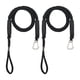 thumbnail image 4 of Boat Bungee Dock Lines - Cuerda de amarre de 4 pies - Accesorios de muelle de navegación - para pontón, kayak, barco de pesca Negro 2 piezas Macarena Líneas de muelle de bungee, 4 of 8