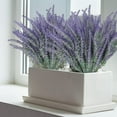 thumbnail image 5 of 20 Bundles Artificial Fall Flowers Outdoor Fall Decor Artificial Lavender Fake Plastic Plants UV Resistant Faux Plants Flowers Fall Autumn Thanksgiving Decorations Indoor Home Garden(Orange), 5 of 5