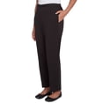 thumbnail image 3 of Alfred Dunner Womens Petite  Pull On Ponte Medium Length Pant, 3 of 6