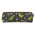 thumbnail image 2 of Ratiio Dinosaur Skeleton Pattern Leather Pencil Case, Pencil Pouch with Durable Zipper, Compact and Stylish Organizer for Stationery, Art Supplies, Travel Essentials, 2 of 8