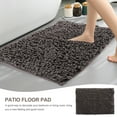 thumbnail image 4 of LABSERRON Non Slip Floor Mat For Living Room Polyester Fiber Grey 1Pack 23.6x15.7in, 4 of 7