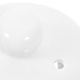 thumbnail image 4 of Tapa de cerámica blanca para taza de té, tapa universal de cerámica para tetera, tapa pulida para vajilla de té (repuesto), 4 of 8