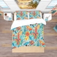 thumbnail image 3 of Designart 'Tropical Pattern' Tropical Bedding Set - Duvet Cover & Shams, 3 of 4