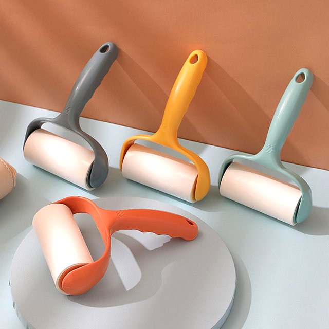 Clothes Fluff Cleaner Tearable Sticky Lint Roller Brush Dust Pet Hair Remover
