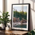 thumbnail image 4 of Cliffside, Acadia - Maine Photography Black Framed Wall Art Print 12 x 18 inches, 4 of 8