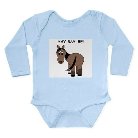 

CafePress - Hay Bay Be! Horse Body Suit - Long Sleeve Infant Bodysuit