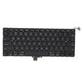 thumbnail image 2 of Clavier de Remplacement Clavier de Remplacement Noir Clavier de Remplacement pour Notebook Pro 13 Pouces A1278 2009 2010 2011 Mi-2012, 2 of 8