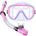 thumbnail image 1 of Set de Snorkel Seovediary para Niños con Cristal Panorámico Antivaho 4-16 años, 1 of 8