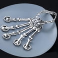 thumbnail image 4 of Metal Skeleton Bracelet Ghost Claw Ornaments Gothic Finger Rings Skeleton Bracelet Halloween Accessories, 4 of 9