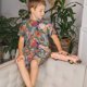 thumbnail image 4 of Balery Tropical Fruit Conjunto de Pijama Infantil de Manga Corta con Estampado – Ropa de Dormir de Algodón Suave-Small, 4 of 6