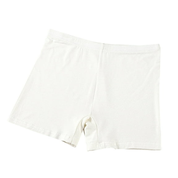 tarylea Toddler Girls Shorts High Waisted Biker Shorts Solid Color Undershorts for Under Dress Soft Comfy Underwear