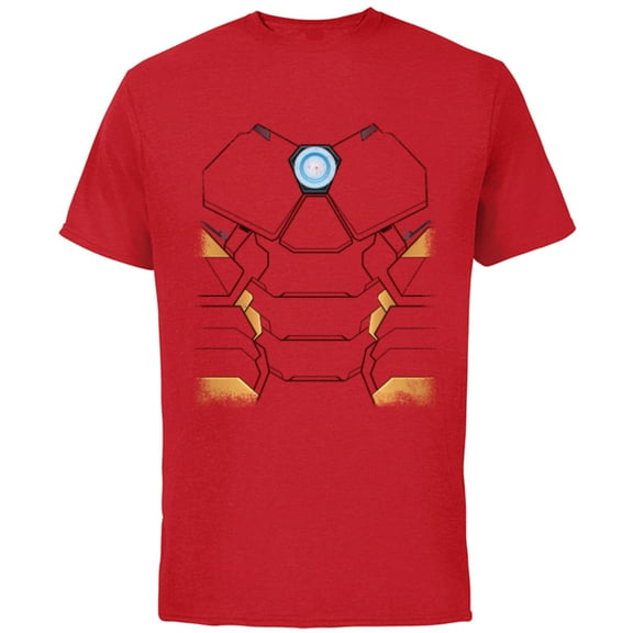 Marvel Studios Iron Man Mark 3 Costume - Short Sleeve Cotton T-Shirt for Adults - Customized-Red