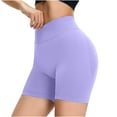 thumbnail image 3 of Sevevn Women Seamless Fitness Shorts High Waist Lifting Shorts Tight And Quick Dried Yoga Shorts yoga shorts for women, 3 of 4