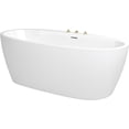 thumbnail image 4 of Proflo PFFSOI6731WH Cornwall 67" Free Standing Acrylic Soaking Tub - White, 4 of 6