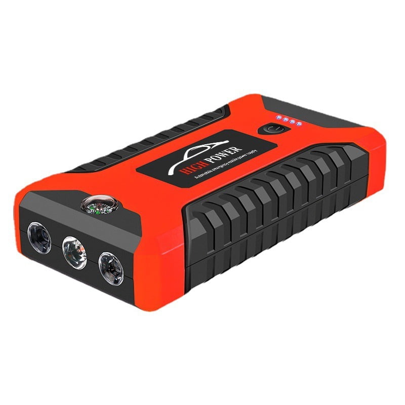 99800mAh Car Jump Starter with Air Compressor Power Bank LED Light and USB Fast Charging for SUV Truck Motorcycle