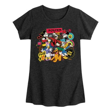 Disney - Sticker Group - Youth Girls Short Sleeve Graphic T-Shirt