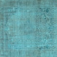 thumbnail image 1 of Ahgly Company Indoor Square Persian Light Blue Traditional Area Rugs, 5' Square, 1 of 4