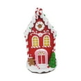 thumbnail image 3 of Lipstore LED Lighted Christmas Village Figurine Christmas Gift Decorative Statue Desktop Red House, 3 of 8