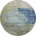 thumbnail image 2 of Addison Rugs Mayfield Premium Machine Washable Transitional Modern Blue Round Rug, 8' x 8', 2 of 6