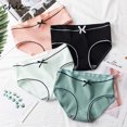 thumbnail image 2 of good wear algodón panty color caramelo bowknot transpirable sólido ropa interiorpangjing, 2 of 4