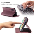 thumbnail image 4 of Funda de cuero para Samsung Galaxy A31, funda tipo cartera de cuero, diseño clásico con ranura para tarjetas y cierre magnético, funda plegable para Samsung Galaxy A31, 4 of 7