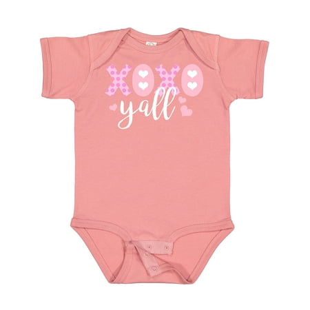 

Inktastic Valentine s Day Hugs and Kisses XOXO Y all Boys or Girls Baby Bodysuit