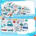 thumbnail image 4 of APTRO Boy's Swim Trunks with Compression Liner Swim Shorts Zipper Pockets Swimsuits Car 5-16 Years, 4 of 7