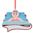 thumbnail image 4 of Customized Christmas Ornament Sport Ornament Swimming Girl, 4 of 7