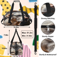 thumbnail image 3 of Herdesigns Funny Dog Sports Duffle Bag for Women & Men, Dog Theme Gym Bag Dance Bag Overnight Bag Carry On Weekender Travel Bag, 3 of 7