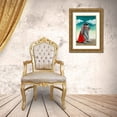 thumbnail image 3 of Ann R 13x18 Gold Ornate Wood Framed with Double Matting Museum Art Print Titled - Super Lapin V, 3 of 4