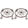 thumbnail image 1 of Porte-fleurs, 2pcs Robuste Pot Métal Usine Stand Résistant Pot Titulaire Conception de Classe Mondiale, 1 of 14