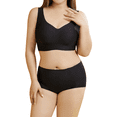 thumbnail image 5 of POSESHE Women's Wireless Full Coverage Support Seamless Bra, Great For Large Breast, 5 of 6