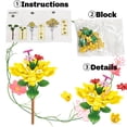 thumbnail image 3 of Bloques de construcción WODMAZ con forma de ramo de flores, 24 paquetes para niños, 3 of 7