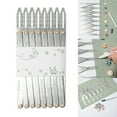 thumbnail image 2 of HLONK Expandable Sewing Gauge  Expanding Sewing Gauge Button Guide Spacing Divider Device for Buttons  Pleats & Crafts, 2 of 11
