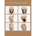 thumbnail image 4 of Deago Men Women Winter Warm Plush Ushanka Russian Hat Windproof Trapper Hat with Earflaps Hunting Outdoor Hat, 4 of 9